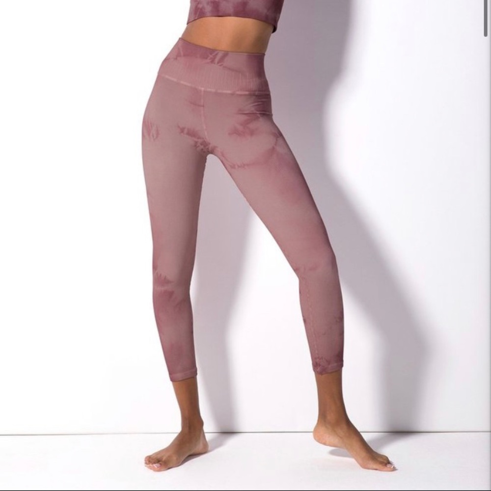 Avocado rib legging